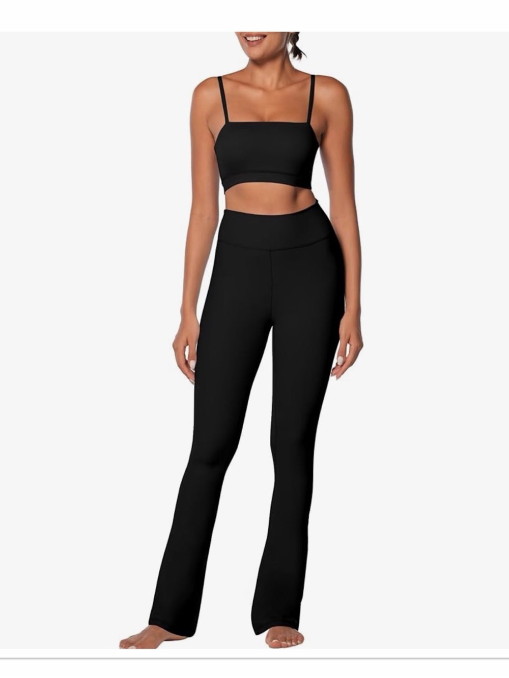 SUNZEL High Waisted Mini Flare Leggings